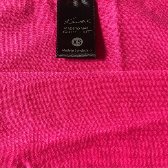 Kensie Bright Pink Tank - Picture 3 of 3